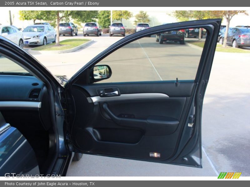Carbon Gray Pearl / Ebony 2005 Acura TSX Sedan