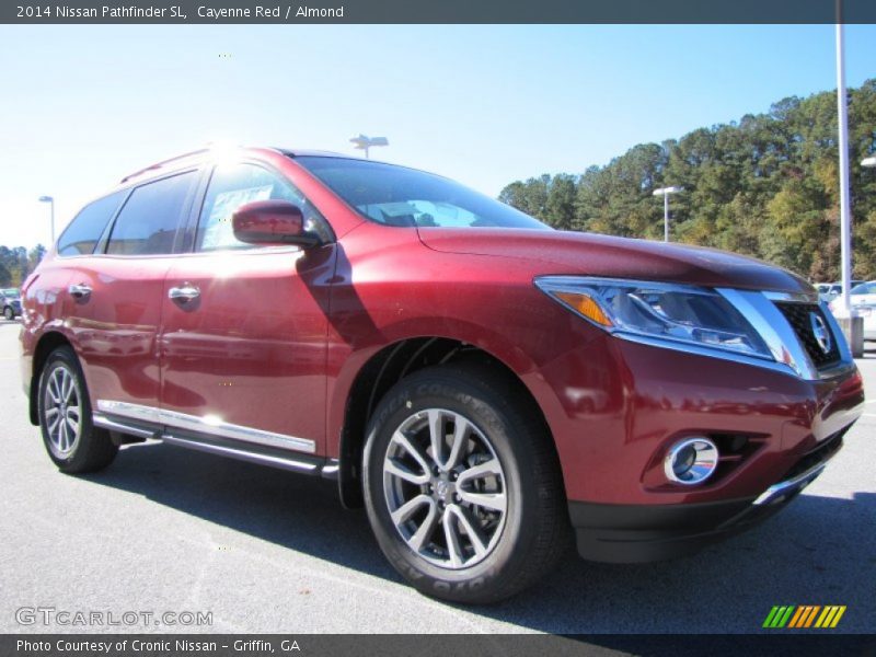 Cayenne Red / Almond 2014 Nissan Pathfinder SL