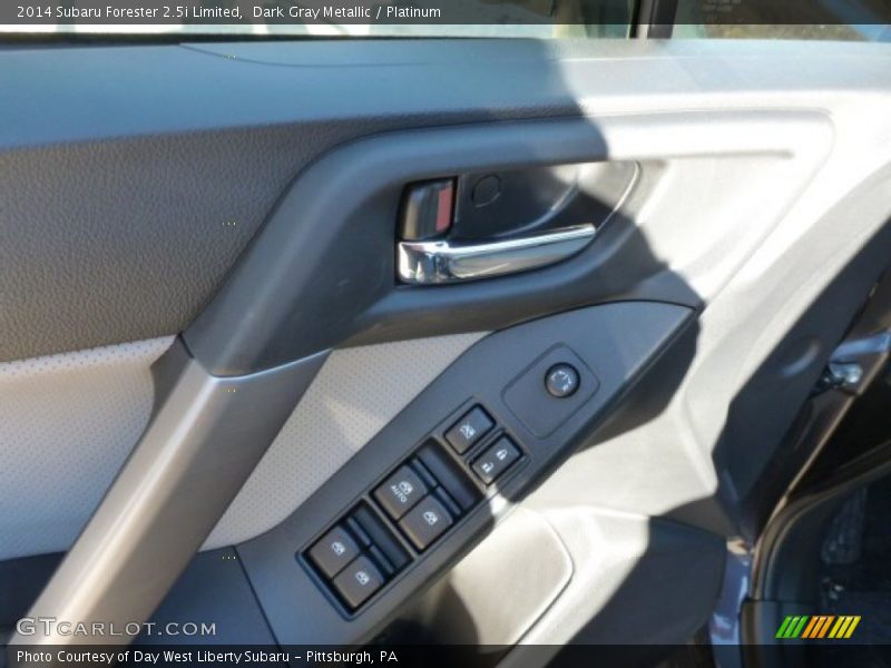Dark Gray Metallic / Platinum 2014 Subaru Forester 2.5i Limited