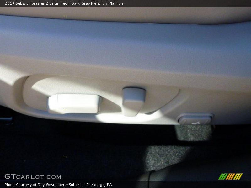 Dark Gray Metallic / Platinum 2014 Subaru Forester 2.5i Limited