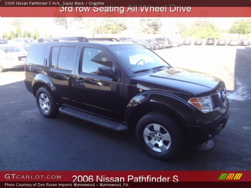 Super Black / Graphite 2006 Nissan Pathfinder S 4x4