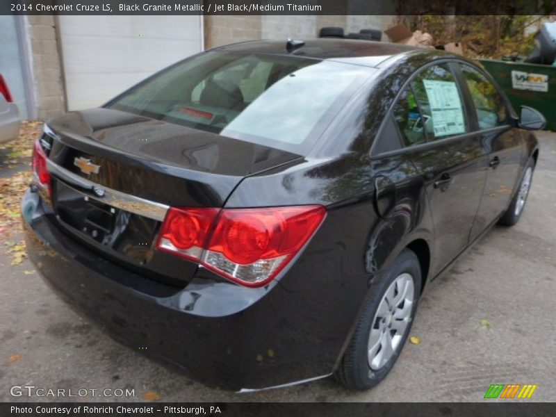 Black Granite Metallic / Jet Black/Medium Titanium 2014 Chevrolet Cruze LS