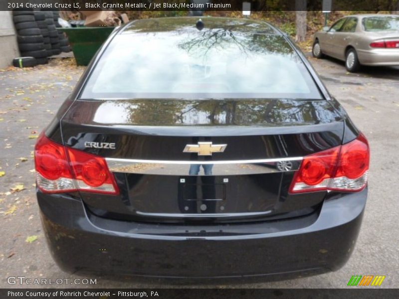 Black Granite Metallic / Jet Black/Medium Titanium 2014 Chevrolet Cruze LS