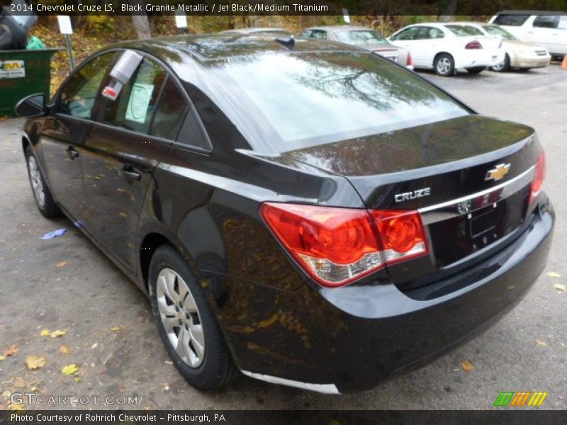Black Granite Metallic / Jet Black/Medium Titanium 2014 Chevrolet Cruze LS