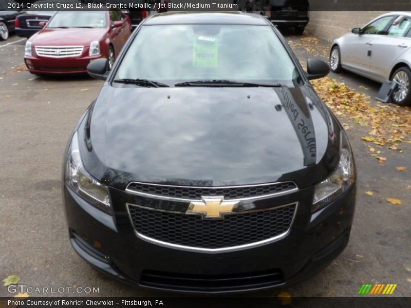 Black Granite Metallic / Jet Black/Medium Titanium 2014 Chevrolet Cruze LS
