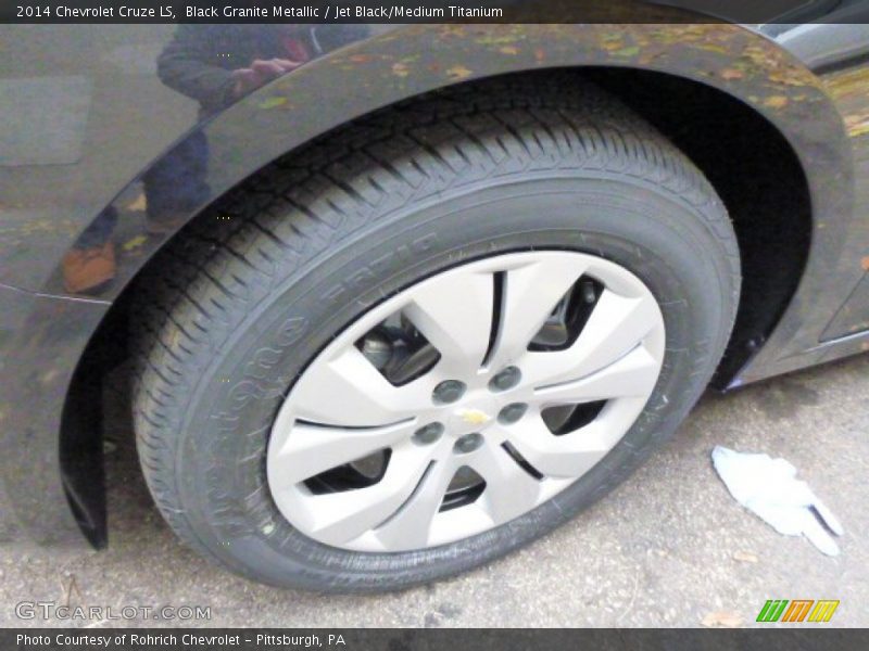 Black Granite Metallic / Jet Black/Medium Titanium 2014 Chevrolet Cruze LS