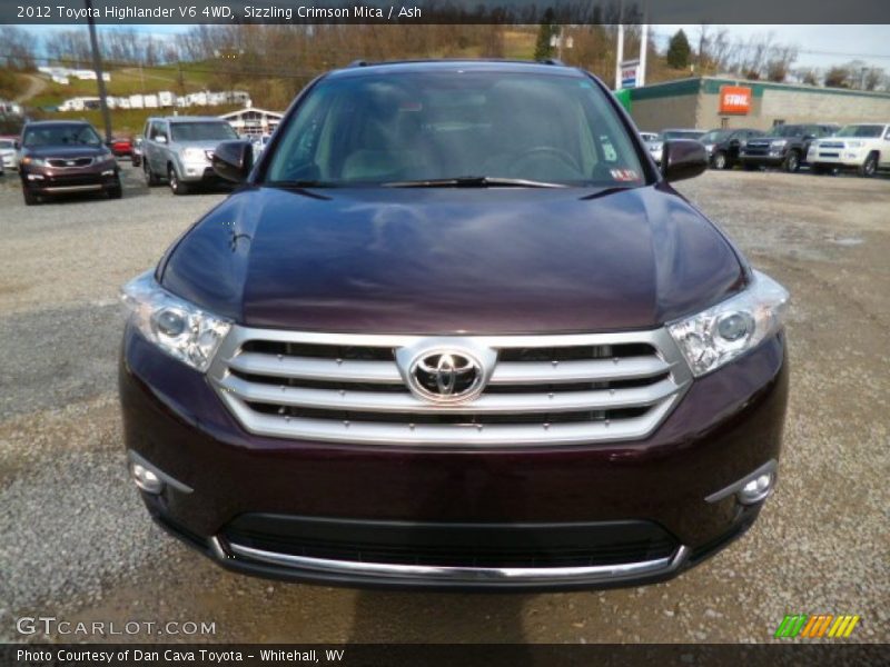 Sizzling Crimson Mica / Ash 2012 Toyota Highlander V6 4WD