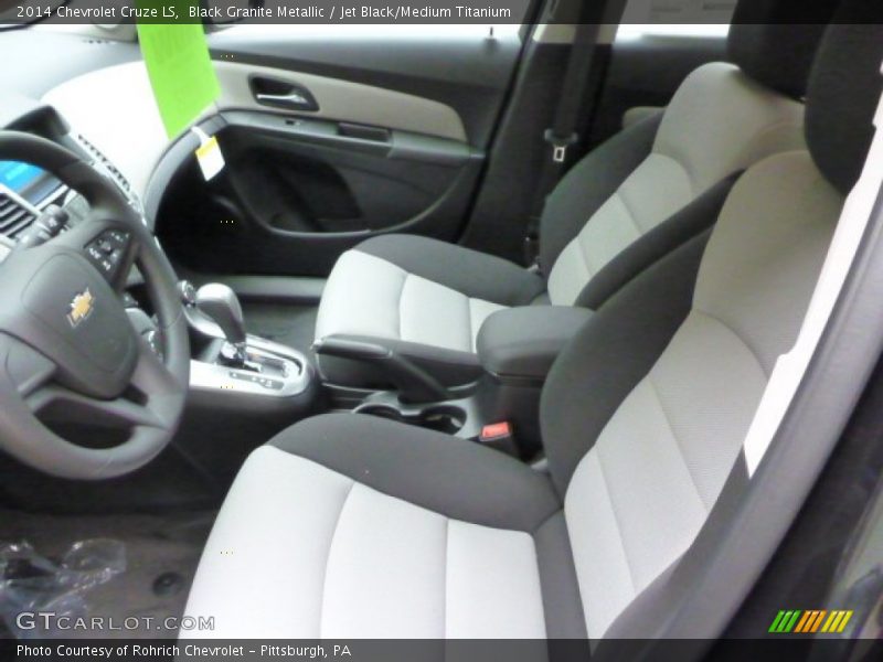 Black Granite Metallic / Jet Black/Medium Titanium 2014 Chevrolet Cruze LS