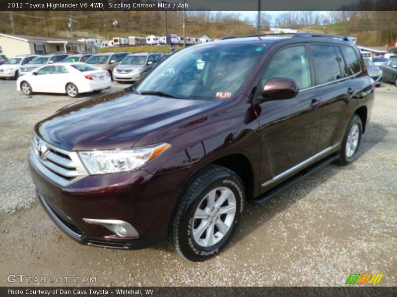 Sizzling Crimson Mica / Ash 2012 Toyota Highlander V6 4WD