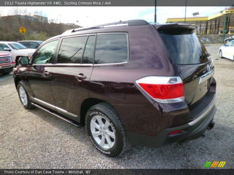Sizzling Crimson Mica / Ash 2012 Toyota Highlander V6 4WD