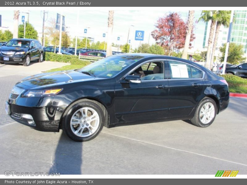 Crystal Black Pearl / Ebony 2012 Acura TL 3.5