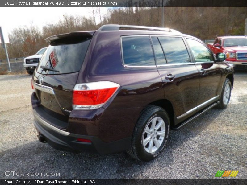 Sizzling Crimson Mica / Ash 2012 Toyota Highlander V6 4WD