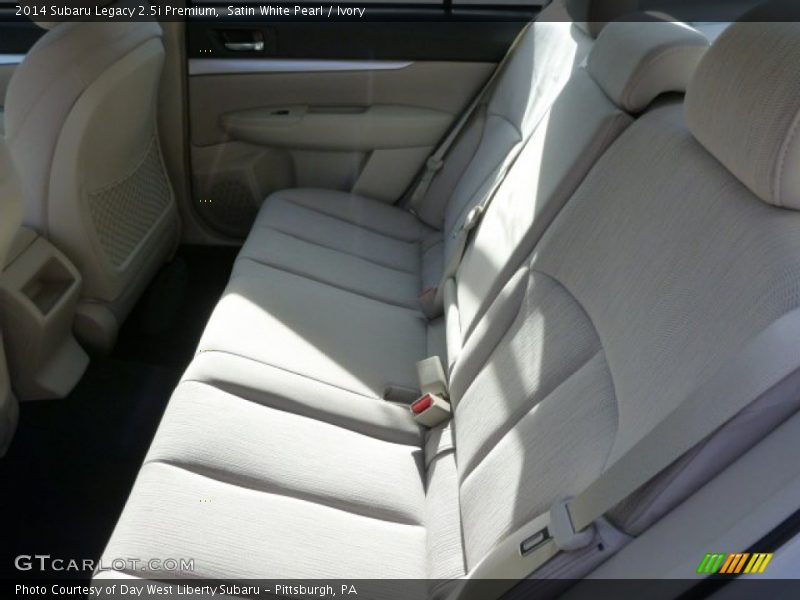 Satin White Pearl / Ivory 2014 Subaru Legacy 2.5i Premium
