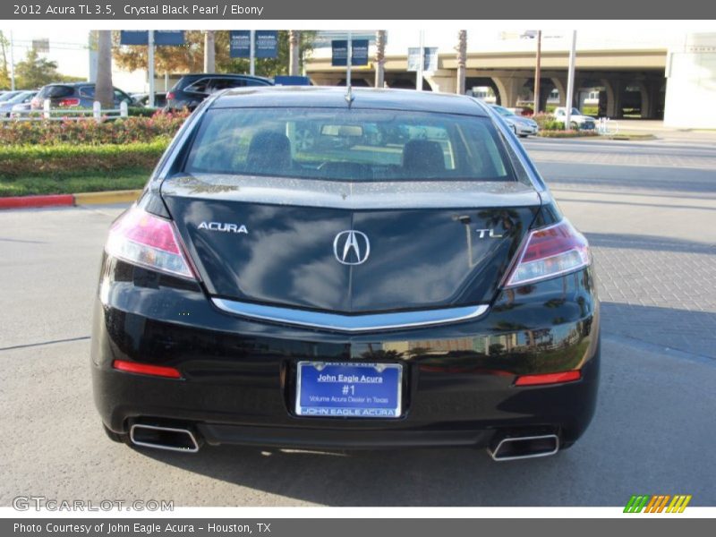 Crystal Black Pearl / Ebony 2012 Acura TL 3.5