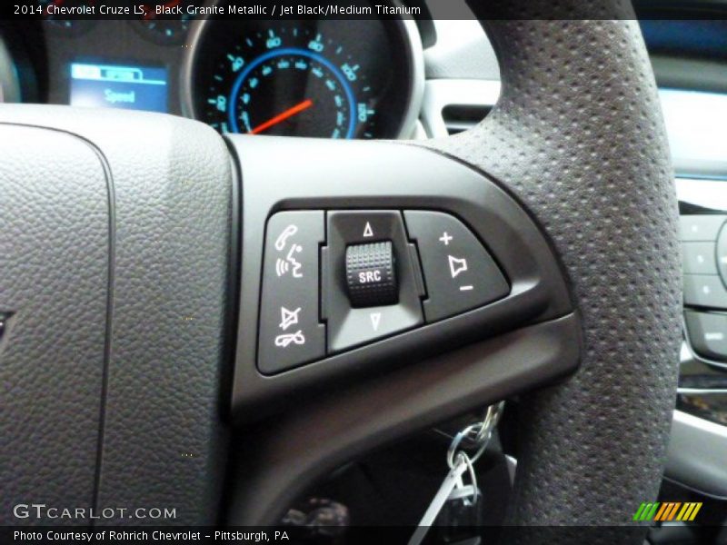 Black Granite Metallic / Jet Black/Medium Titanium 2014 Chevrolet Cruze LS
