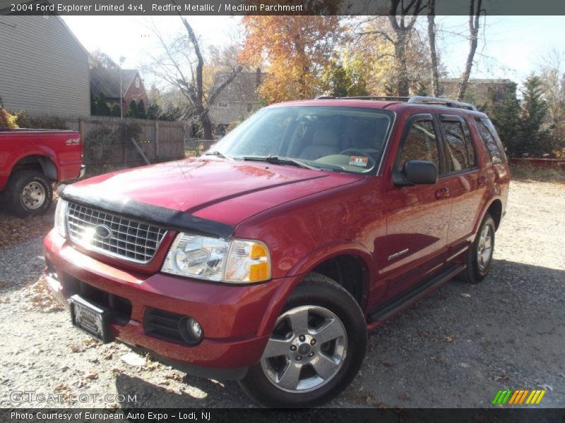 Redfire Metallic / Medium Parchment 2004 Ford Explorer Limited 4x4