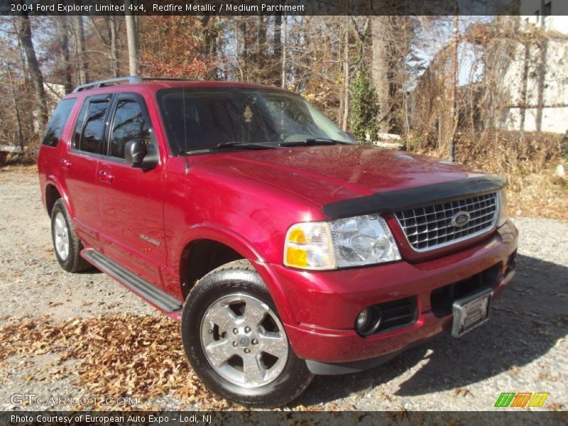 Redfire Metallic / Medium Parchment 2004 Ford Explorer Limited 4x4