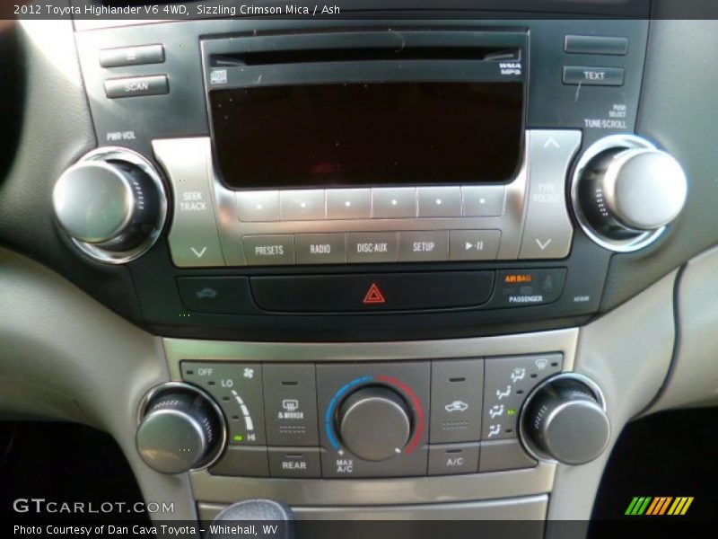 Sizzling Crimson Mica / Ash 2012 Toyota Highlander V6 4WD