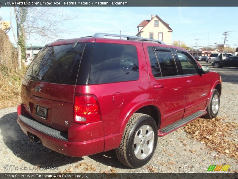 Redfire Metallic / Medium Parchment 2004 Ford Explorer Limited 4x4