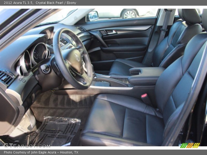 Crystal Black Pearl / Ebony 2012 Acura TL 3.5