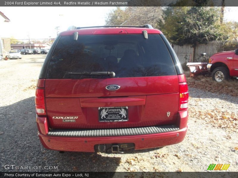 Redfire Metallic / Medium Parchment 2004 Ford Explorer Limited 4x4