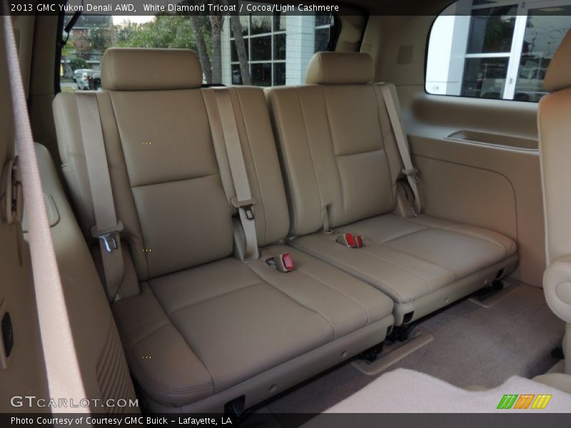 White Diamond Tricoat / Cocoa/Light Cashmere 2013 GMC Yukon Denali AWD