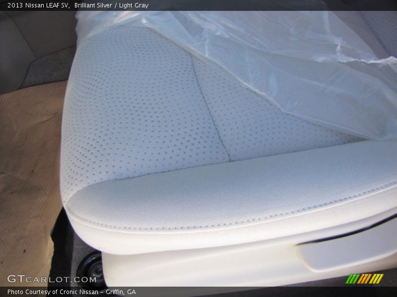 Brilliant Silver / Light Gray 2013 Nissan LEAF SV
