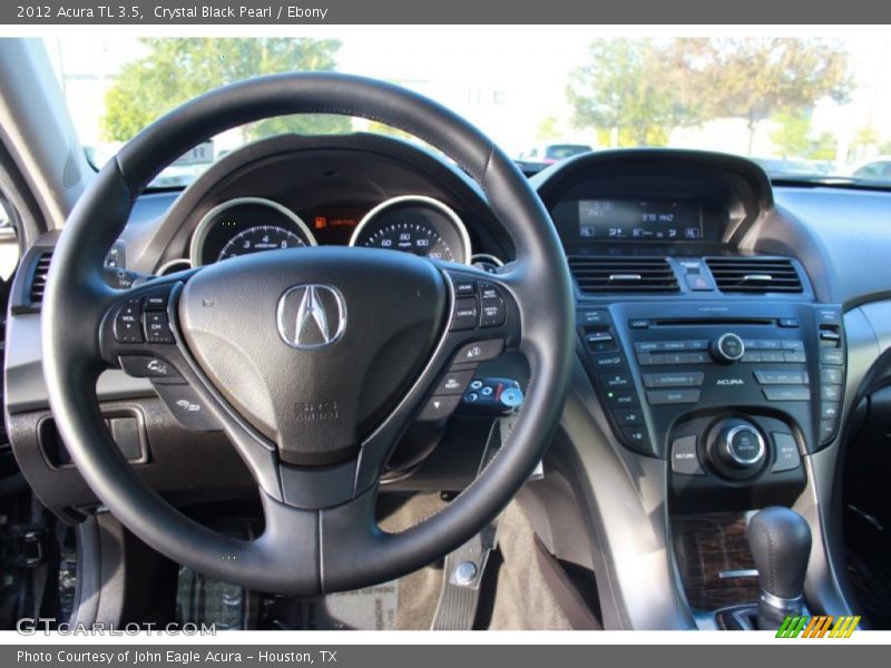 Crystal Black Pearl / Ebony 2012 Acura TL 3.5