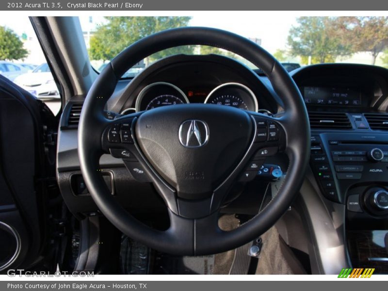 Crystal Black Pearl / Ebony 2012 Acura TL 3.5