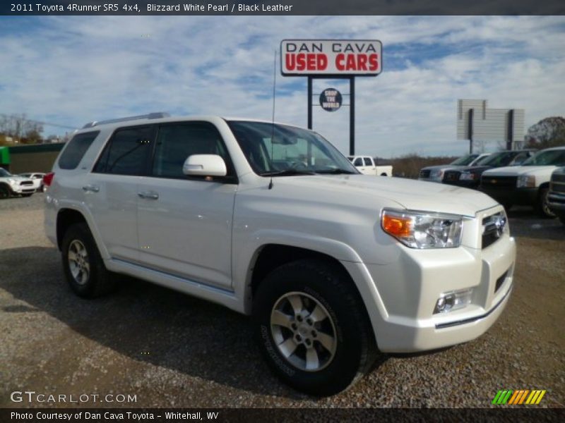 Blizzard White Pearl / Black Leather 2011 Toyota 4Runner SR5 4x4