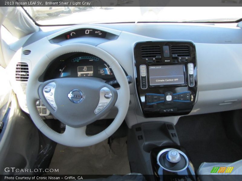 Brilliant Silver / Light Gray 2013 Nissan LEAF SV