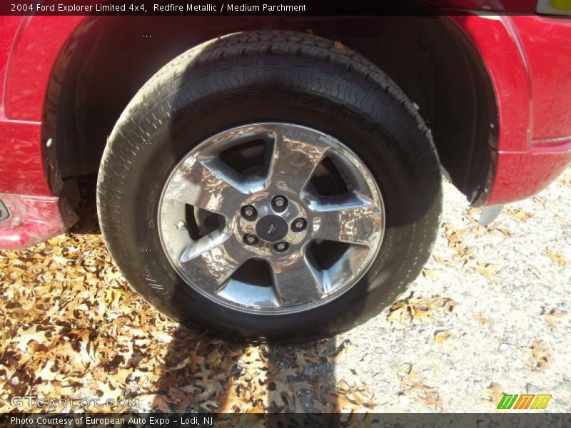 Redfire Metallic / Medium Parchment 2004 Ford Explorer Limited 4x4