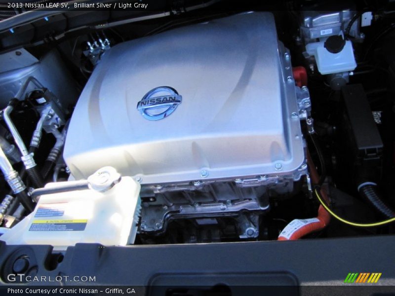 Brilliant Silver / Light Gray 2013 Nissan LEAF SV