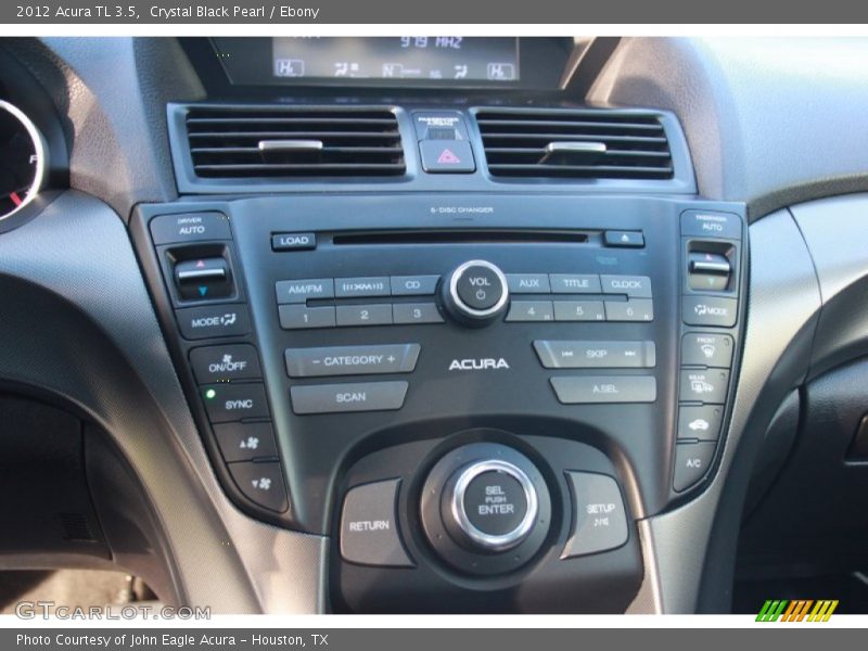 Crystal Black Pearl / Ebony 2012 Acura TL 3.5