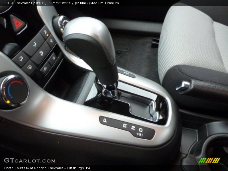 Summit White / Jet Black/Medium Titanium 2014 Chevrolet Cruze LS
