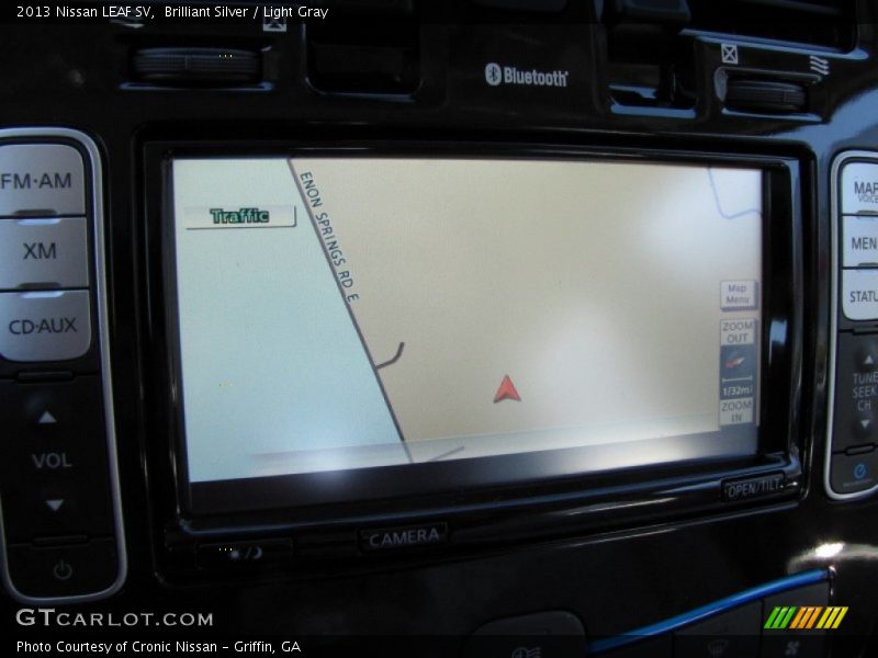 Brilliant Silver / Light Gray 2013 Nissan LEAF SV