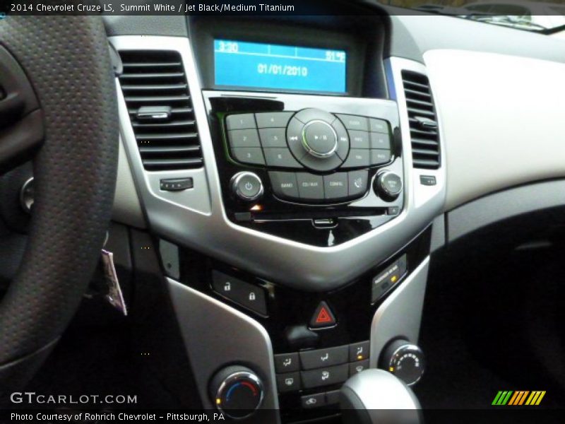 Summit White / Jet Black/Medium Titanium 2014 Chevrolet Cruze LS