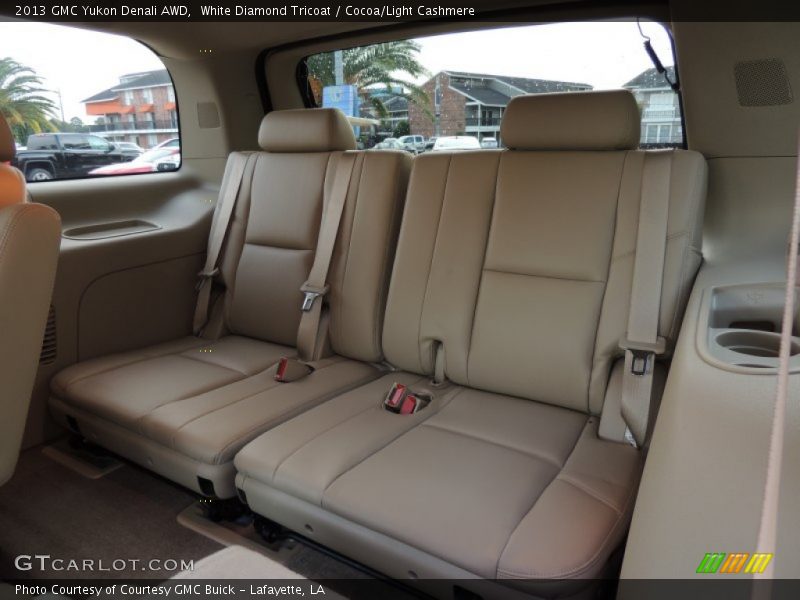 White Diamond Tricoat / Cocoa/Light Cashmere 2013 GMC Yukon Denali AWD