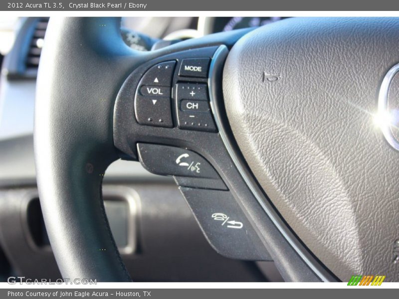 Crystal Black Pearl / Ebony 2012 Acura TL 3.5