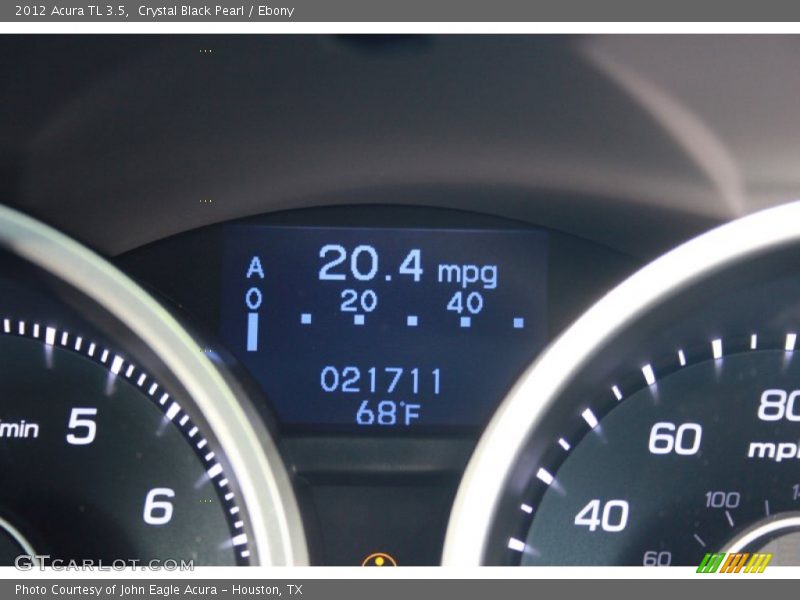 Crystal Black Pearl / Ebony 2012 Acura TL 3.5