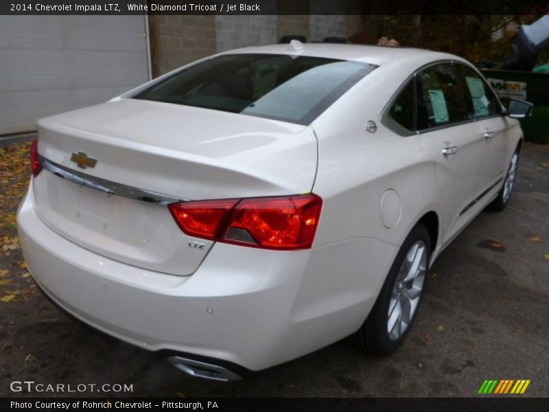 White Diamond Tricoat / Jet Black 2014 Chevrolet Impala LTZ