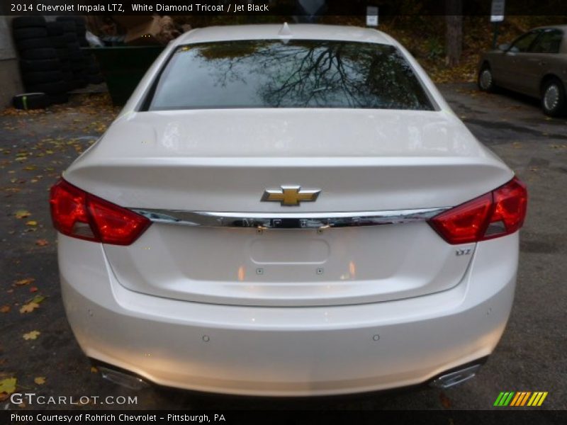 White Diamond Tricoat / Jet Black 2014 Chevrolet Impala LTZ