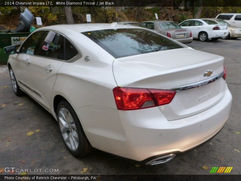 White Diamond Tricoat / Jet Black 2014 Chevrolet Impala LTZ