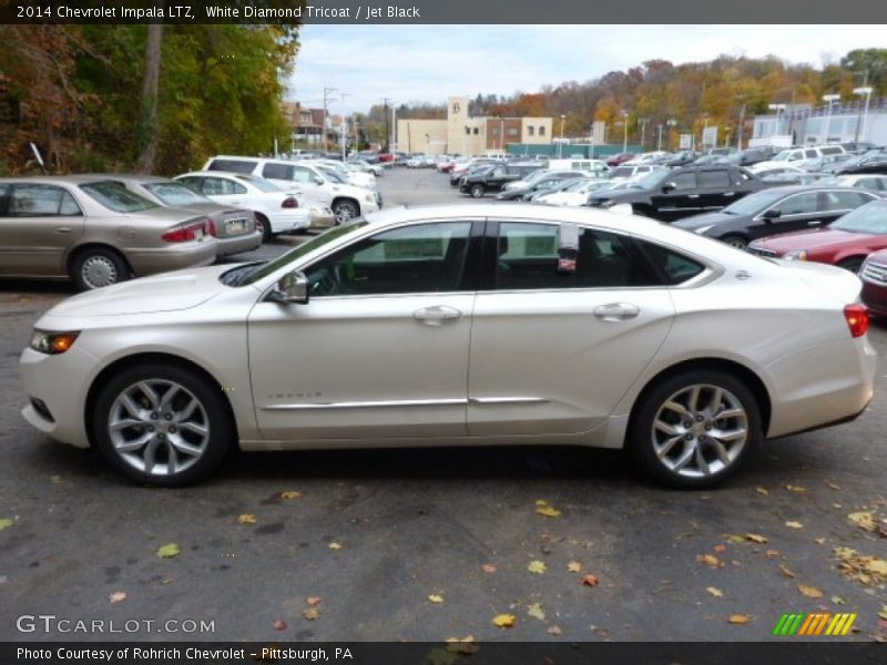 White Diamond Tricoat / Jet Black 2014 Chevrolet Impala LTZ
