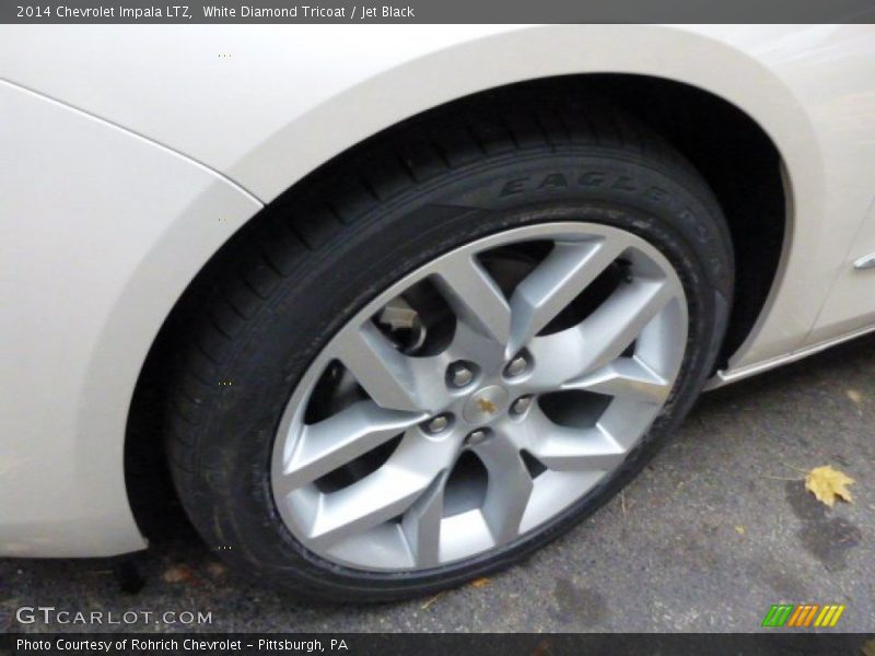 White Diamond Tricoat / Jet Black 2014 Chevrolet Impala LTZ