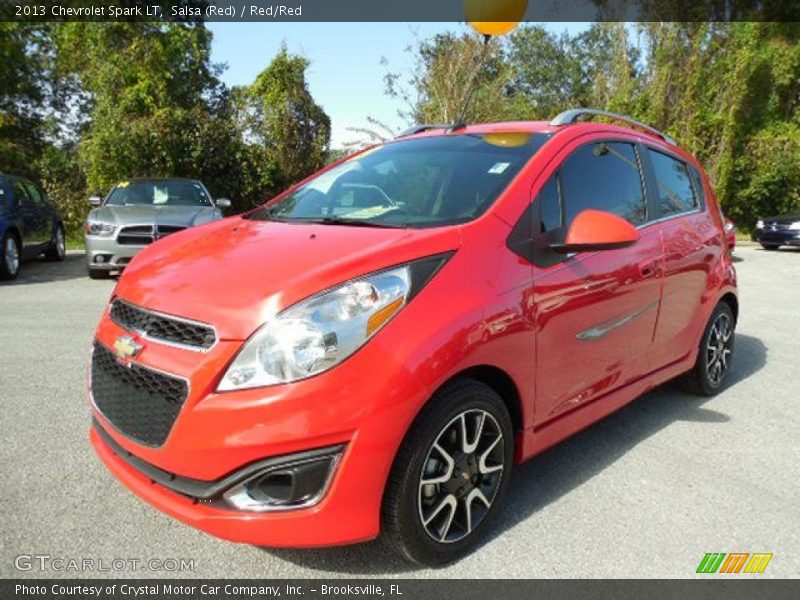 Salsa (Red) / Red/Red 2013 Chevrolet Spark LT