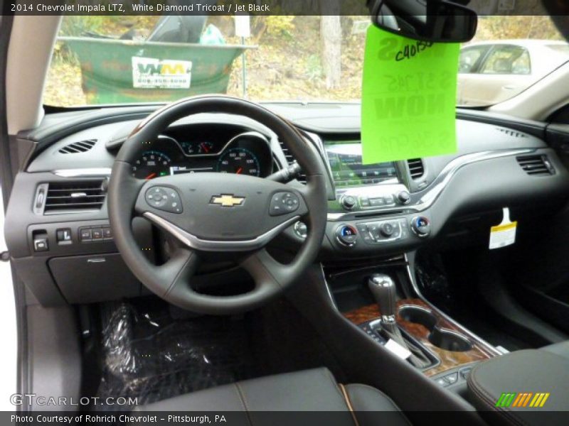 White Diamond Tricoat / Jet Black 2014 Chevrolet Impala LTZ