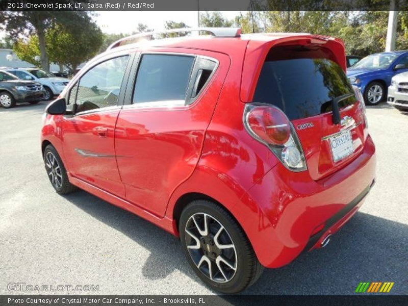 Salsa (Red) / Red/Red 2013 Chevrolet Spark LT