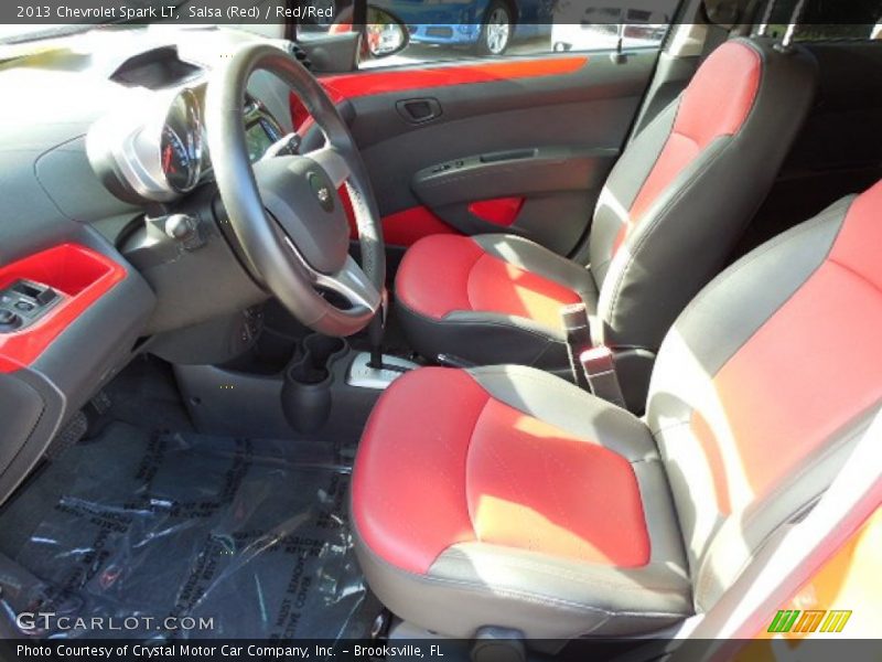 Salsa (Red) / Red/Red 2013 Chevrolet Spark LT