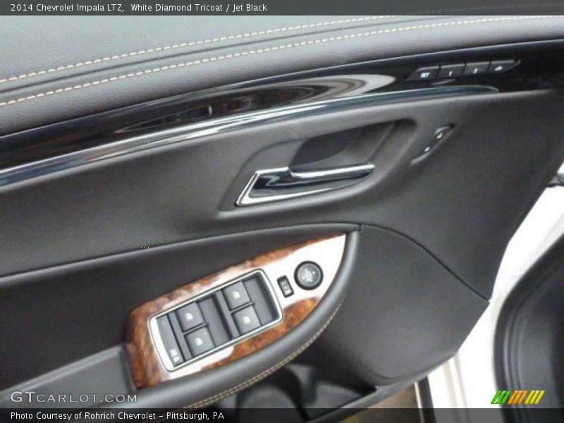 White Diamond Tricoat / Jet Black 2014 Chevrolet Impala LTZ